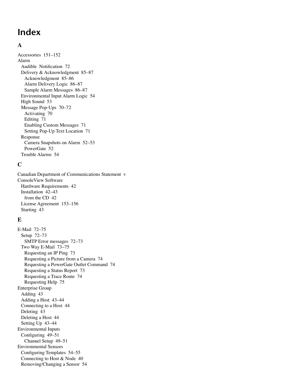 Index | Phonetics IMS-4000 User Manual | Page 161 / 166