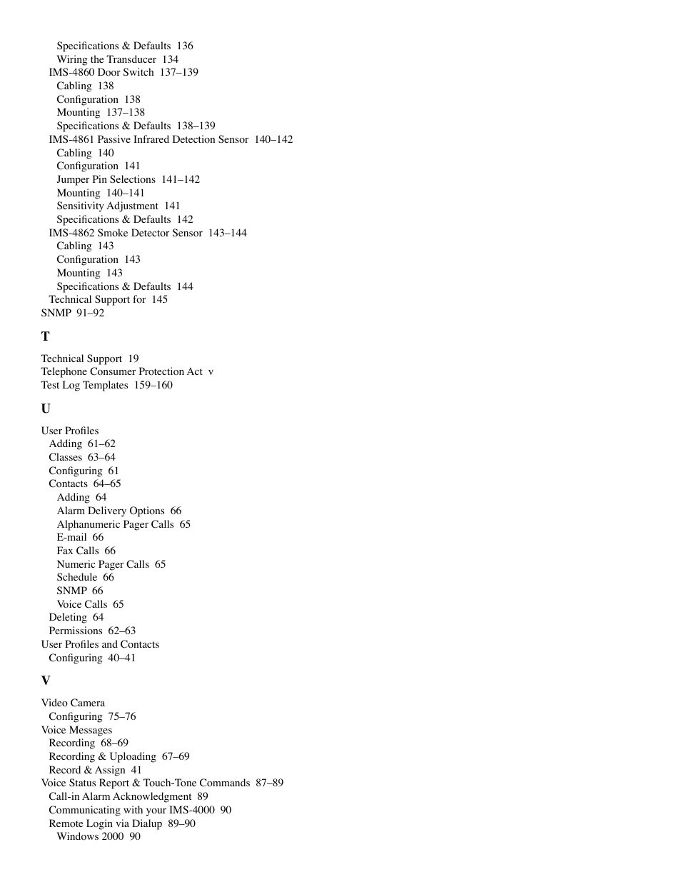 Phonetics IMS-4000 User Manual | Page 165 / 166