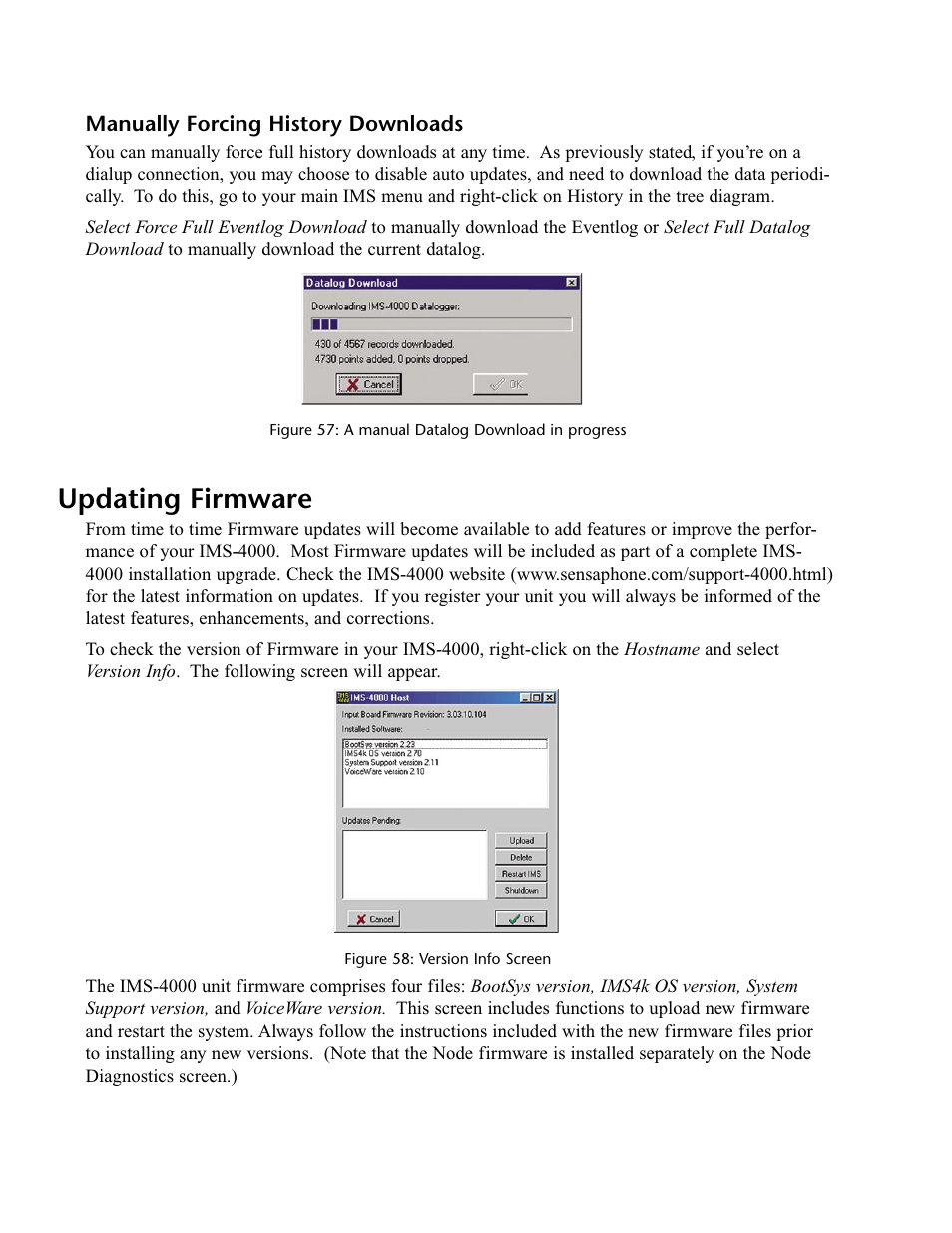 Updating firmware | Phonetics IMS-4000 User Manual | Page 84 / 166