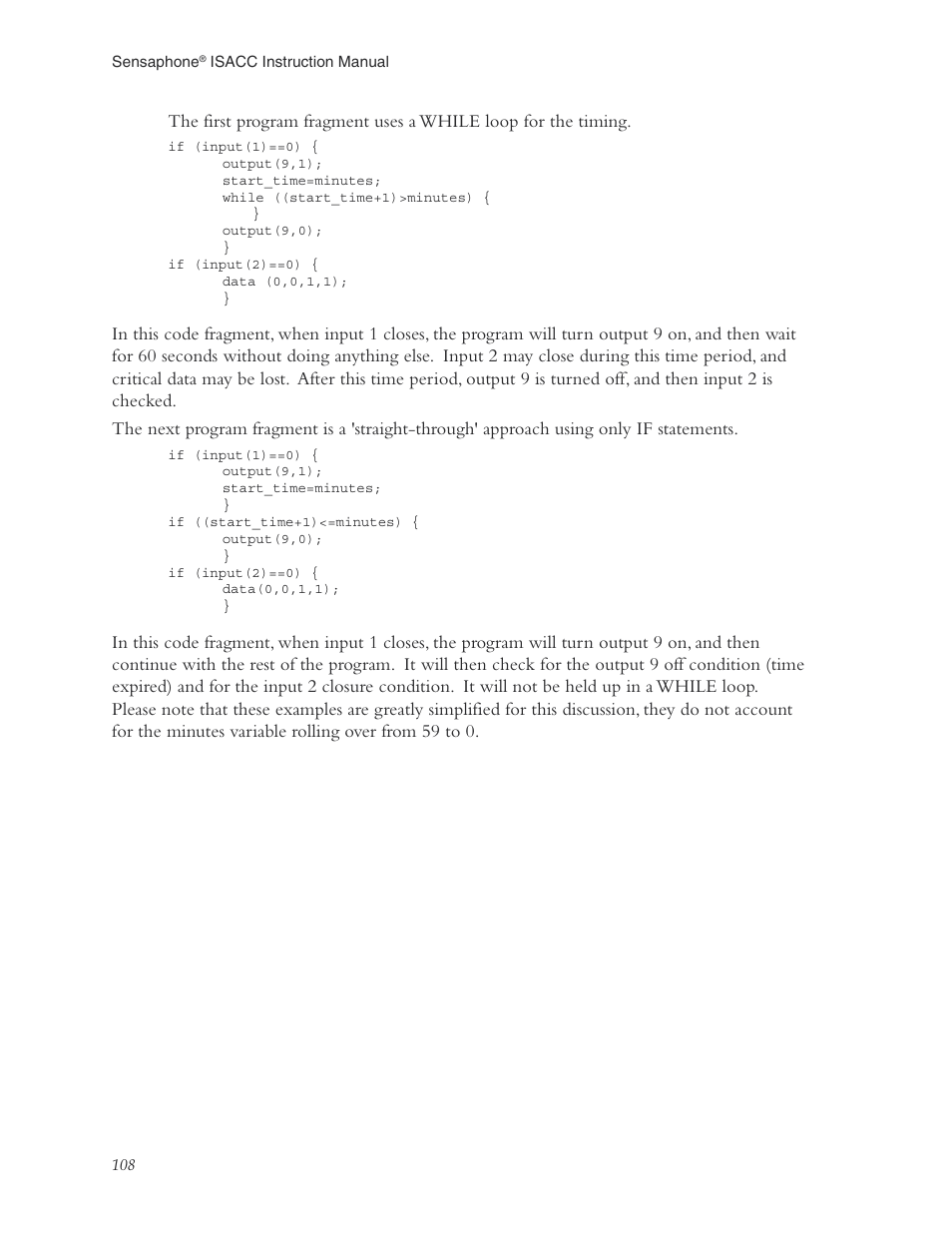 Phonetics Sensaphone ISACC 5000 User Manual | Page 108 / 143