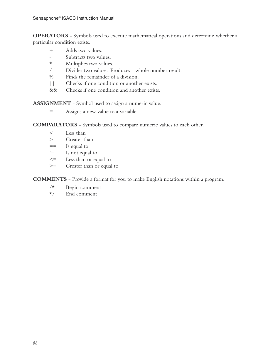 Phonetics Sensaphone ISACC 5000 User Manual | Page 88 / 143