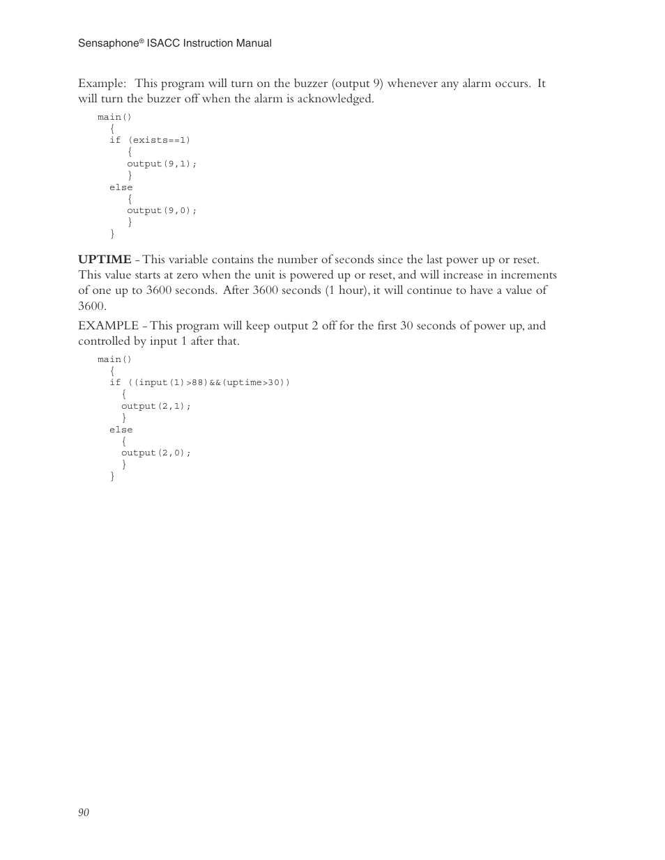 Phonetics Sensaphone ISACC 5000 User Manual | Page 90 / 143