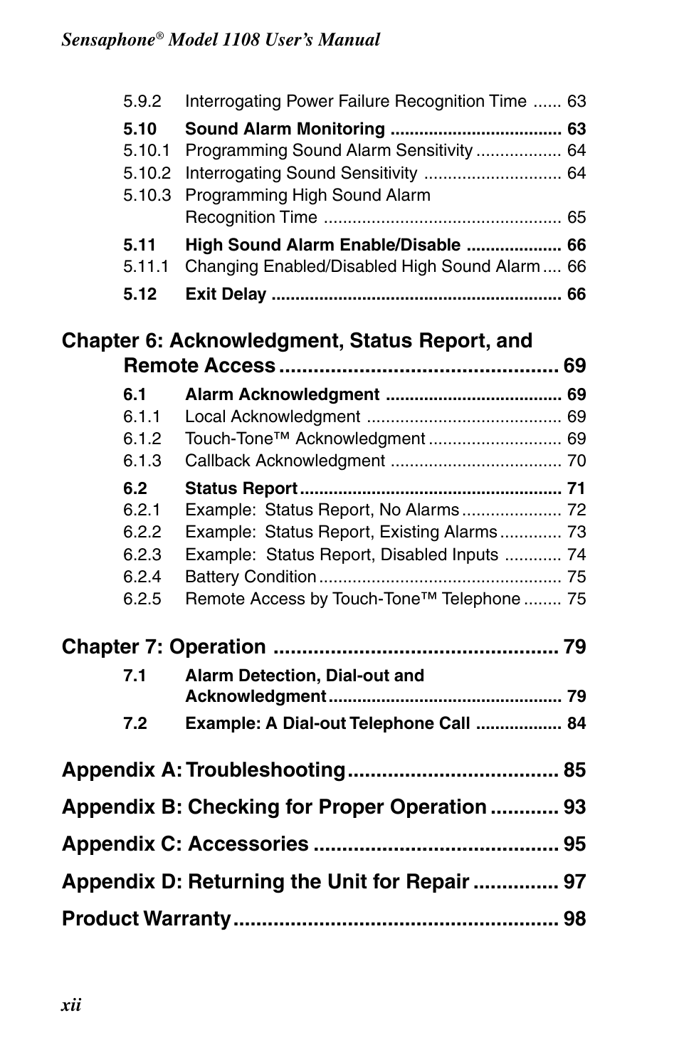 Phonetics 1108 User Manual | Page 12 / 110