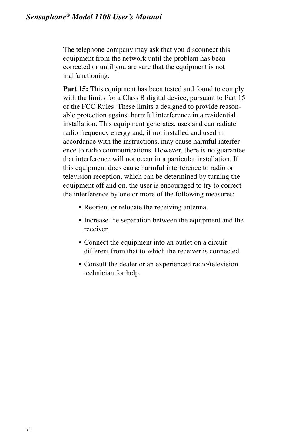 Phonetics 1108 User Manual | Page 6 / 110