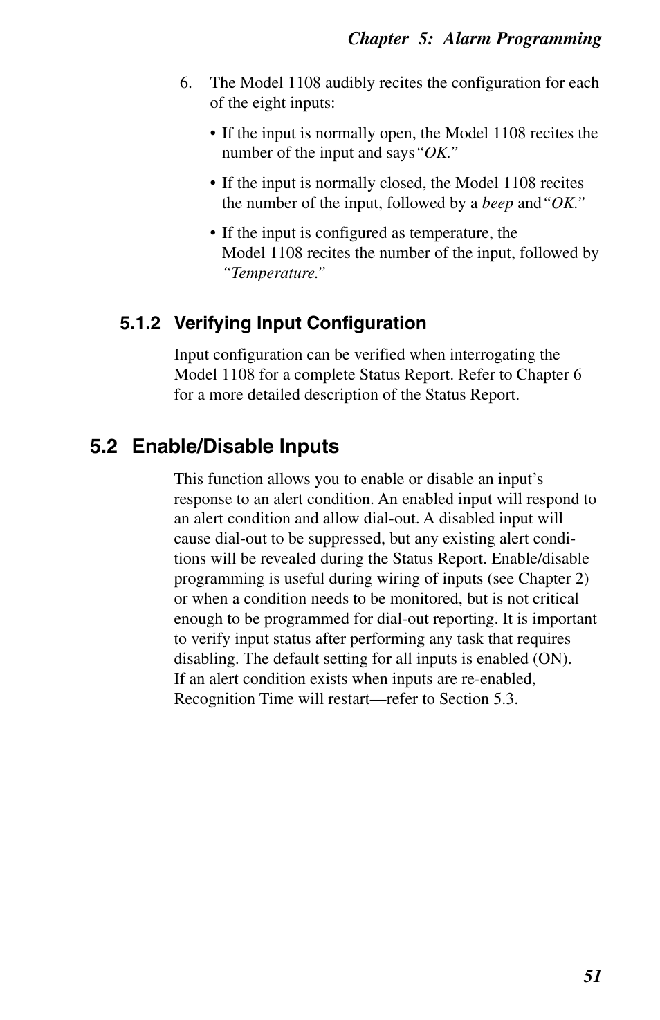 Enable/disable inputs | Phonetics 1108 User Manual | Page 63 / 110