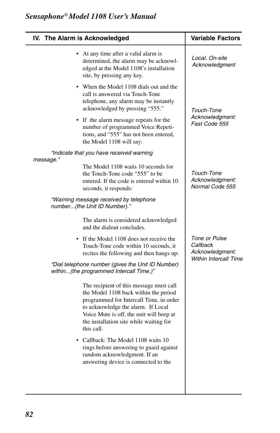 Sensaphone | Phonetics 1108 User Manual | Page 94 / 110