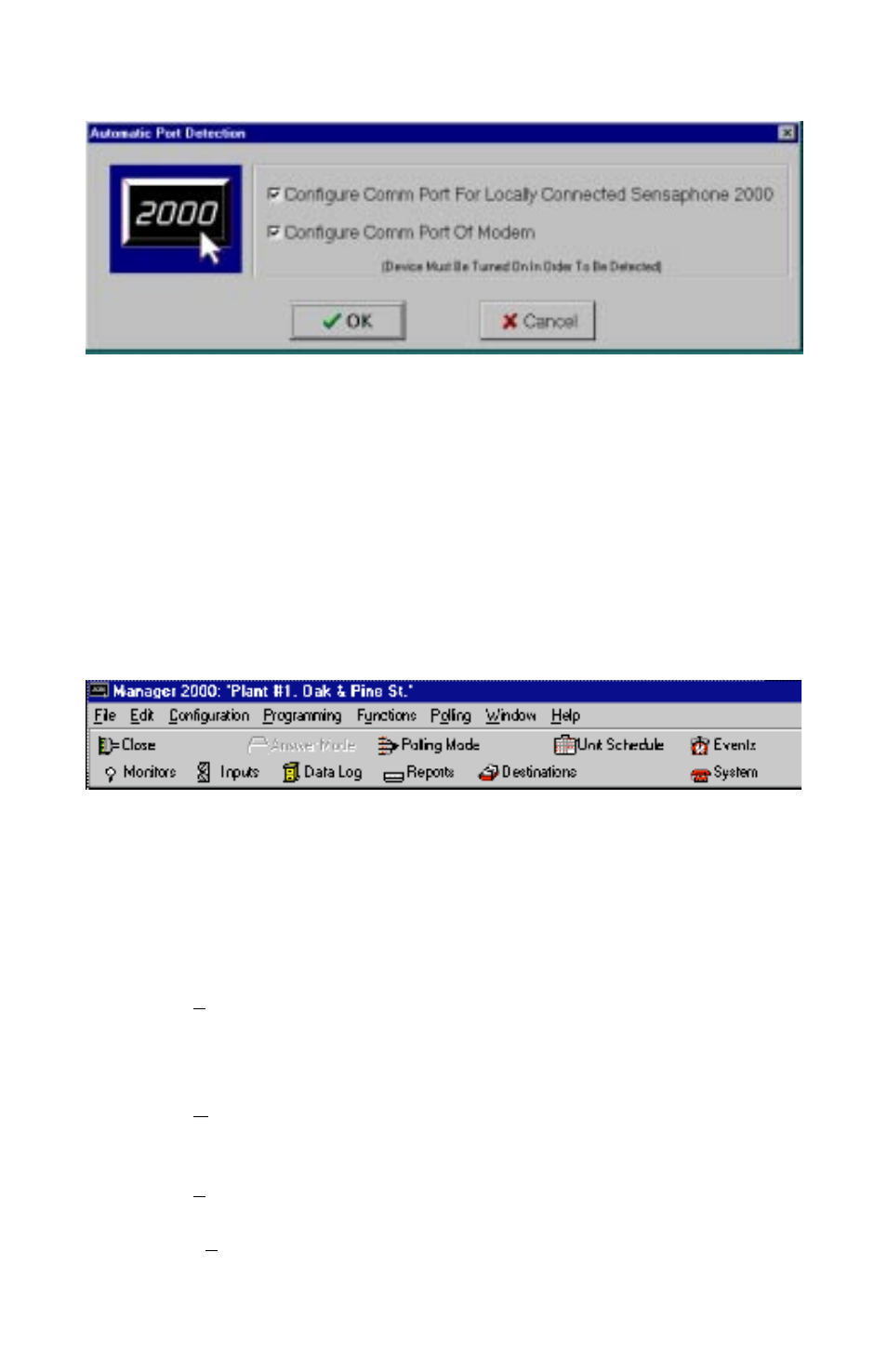 Cpp monitor 2000 menu bar | Phonetics 2000 User Manual | Page 29 / 118