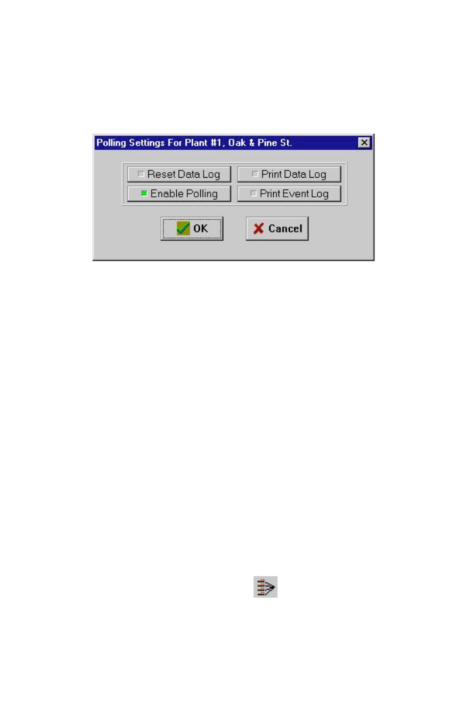 Settings, Reset data log | Phonetics 2000 User Manual | Page 73 / 118