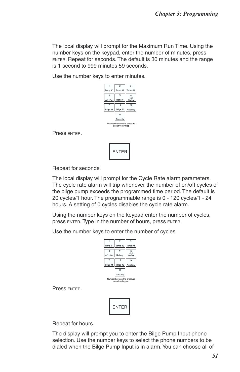 Chapter 3: programming 51 | Phonetics Boat Remote User Manual | Page 51 / 90