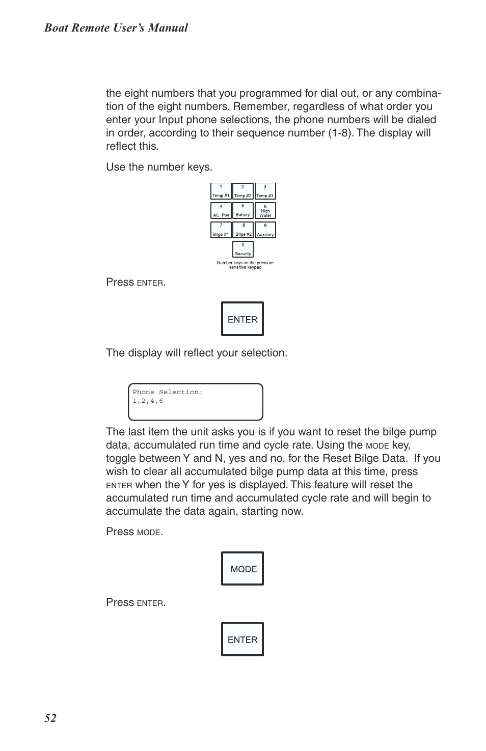 Boat remote user’s manual 52 | Phonetics Boat Remote User Manual | Page 52 / 90