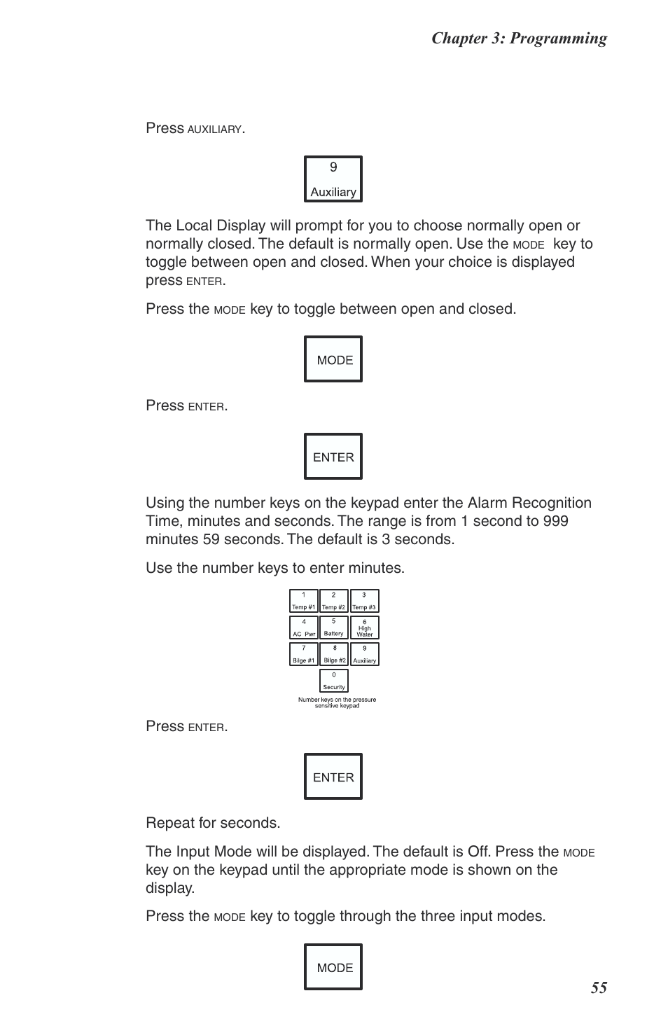 Chapter 3: programming 55 | Phonetics Boat Remote User Manual | Page 55 / 90