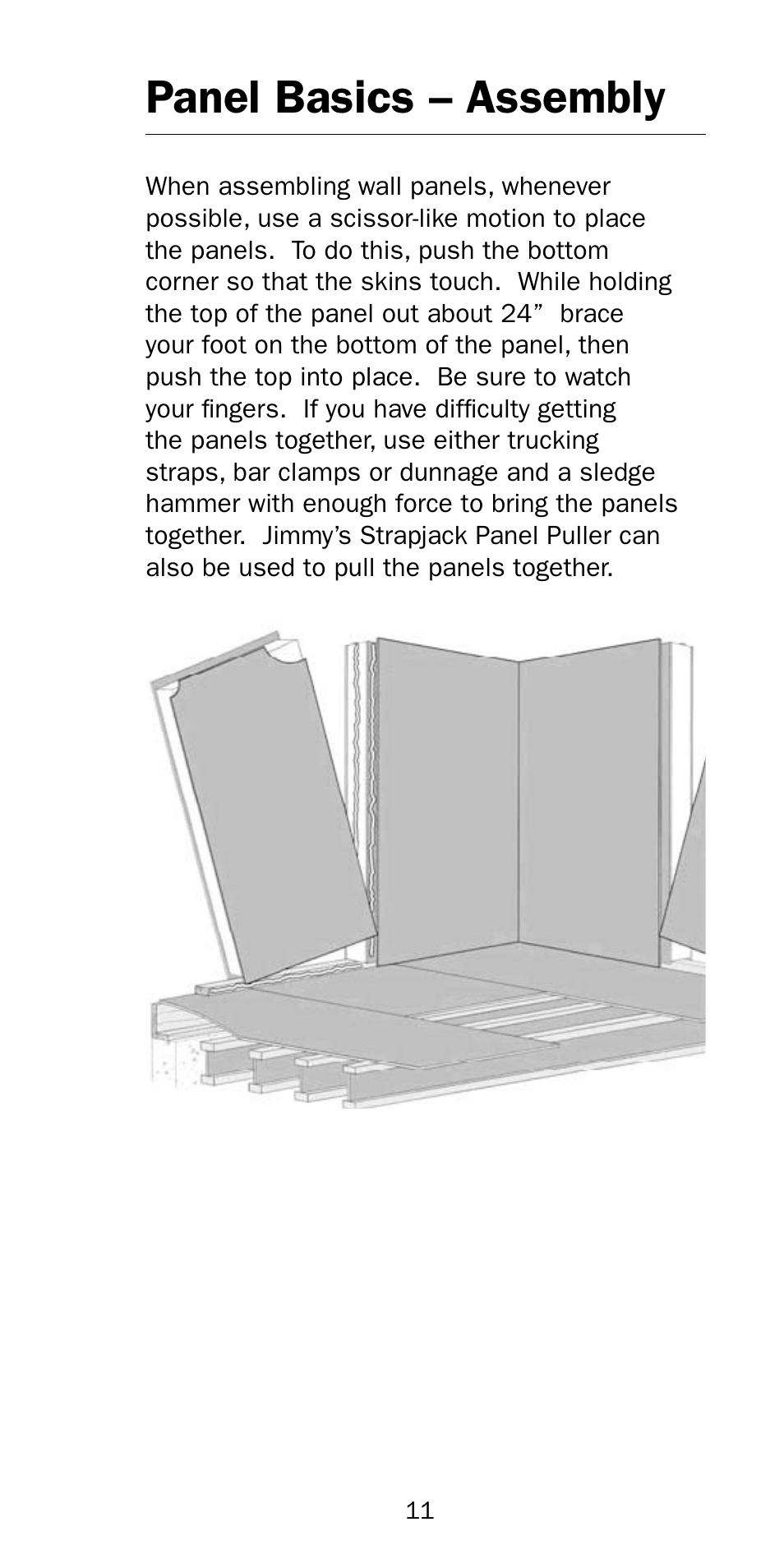 Panel basics – assembly | Premier Floors User Manual | Page 11 / 56
