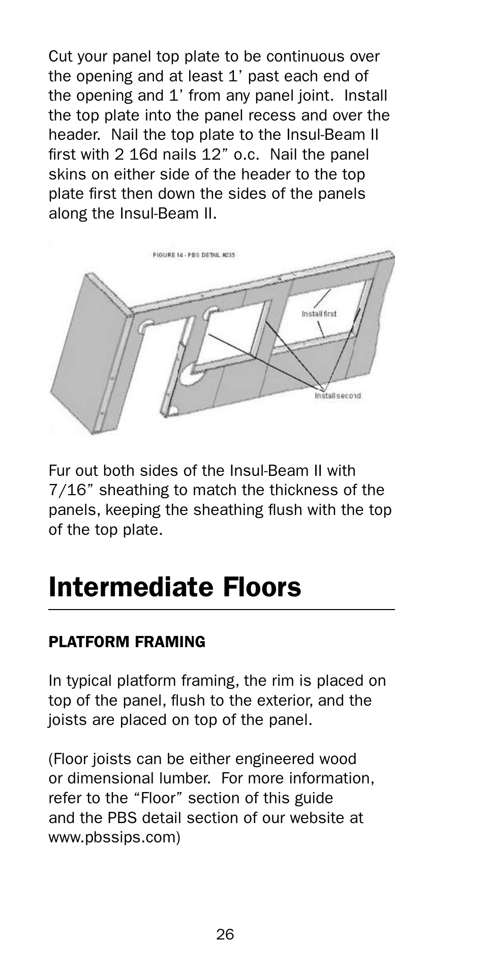 Intermediate floors | Premier Floors User Manual | Page 26 / 56