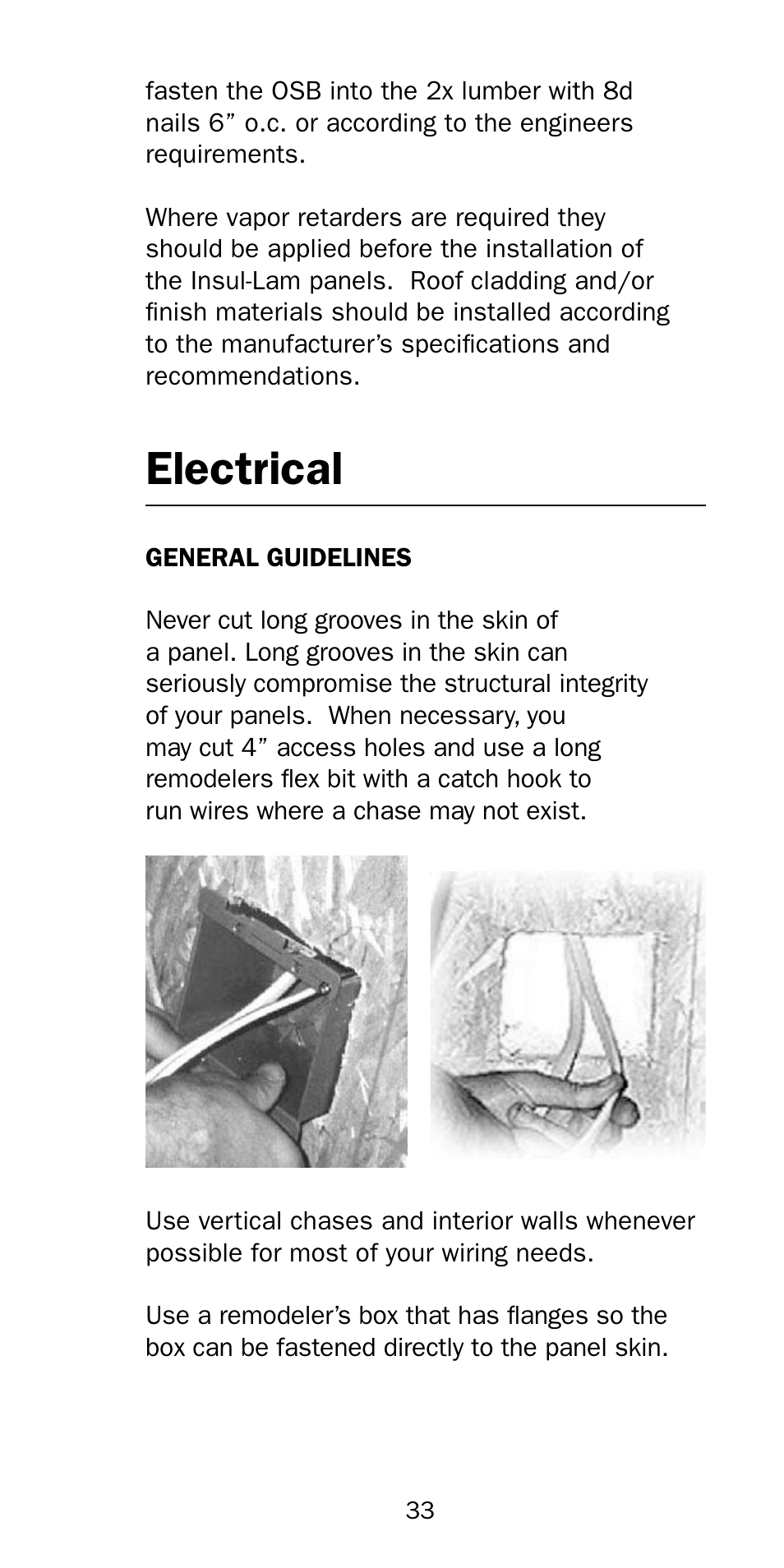 Electrical | Premier Floors User Manual | Page 33 / 56