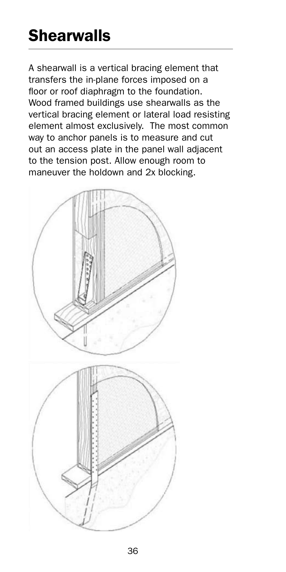 Shearwalls | Premier Floors User Manual | Page 36 / 56