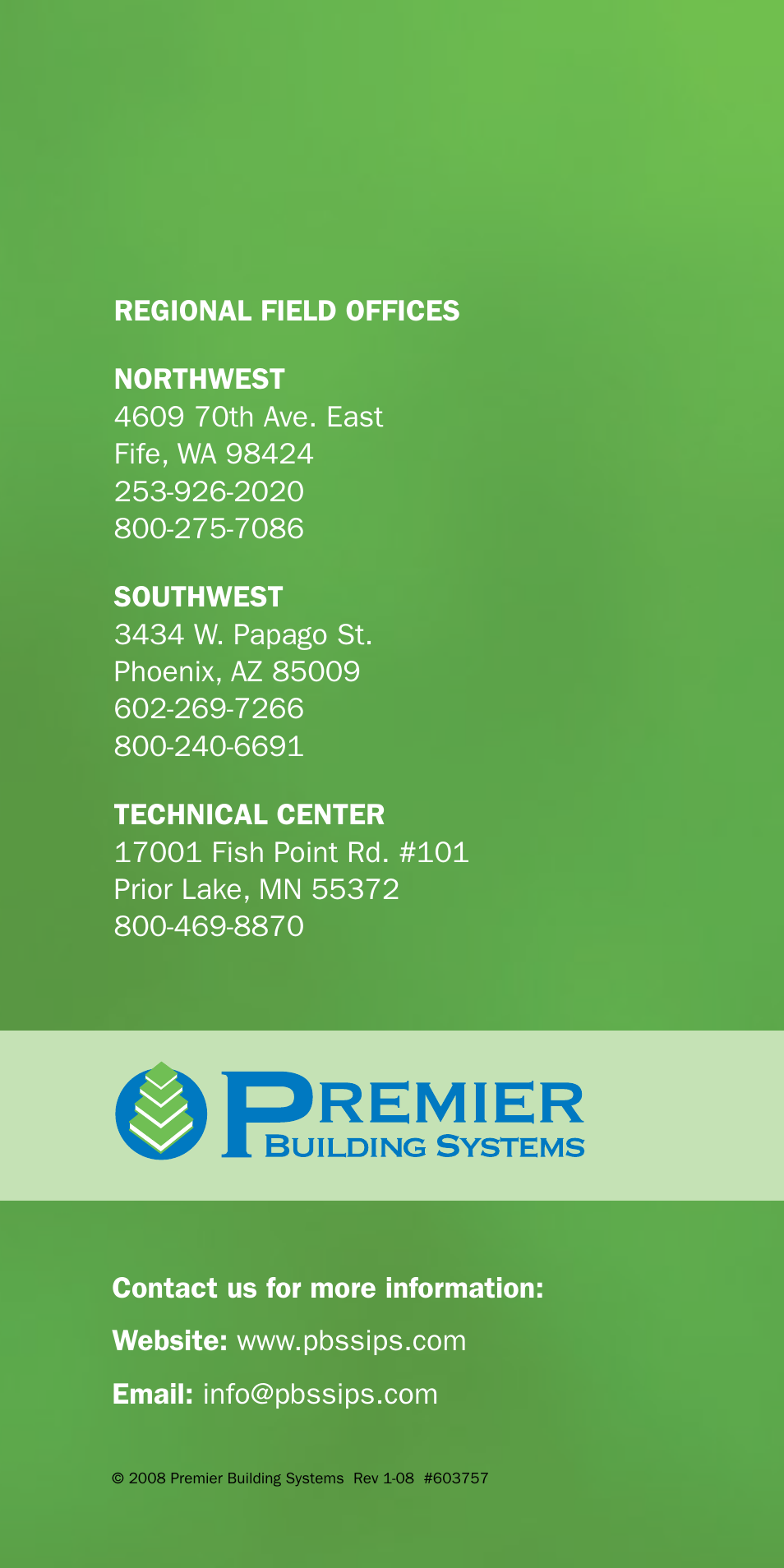 Premier Floors User Manual | Page 56 / 56