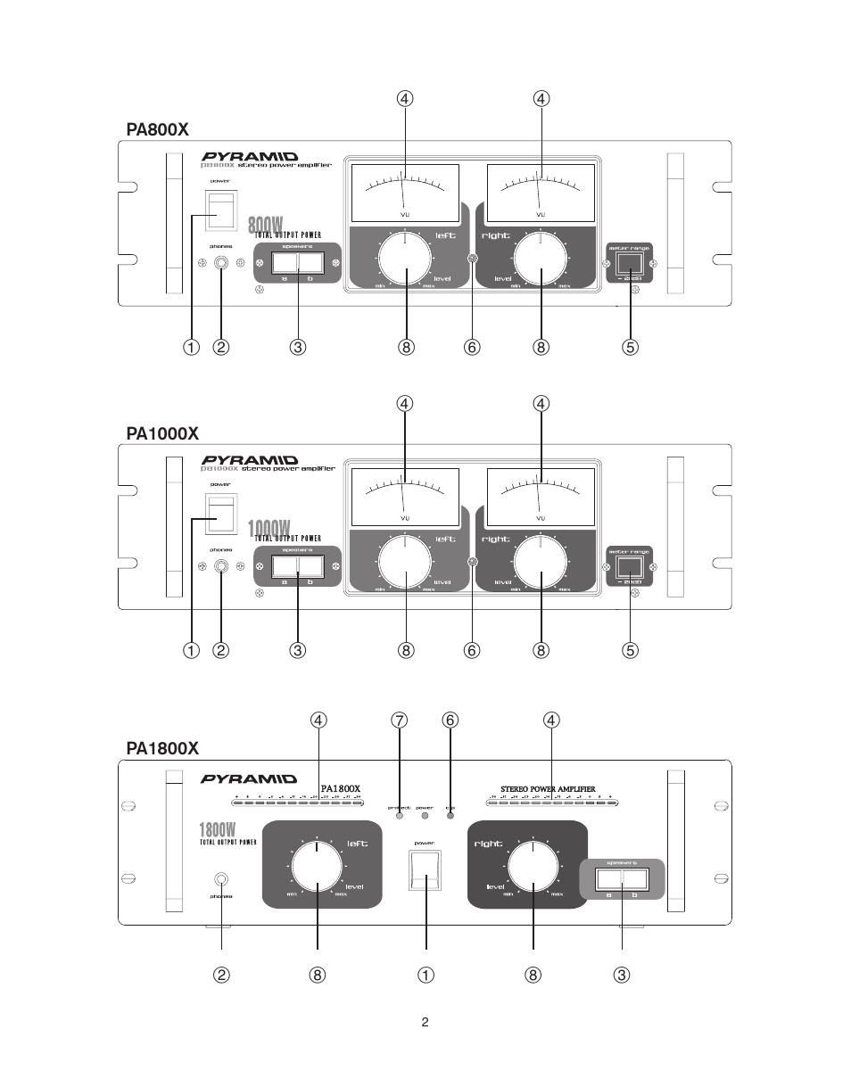 Pyramid Car Audio PA600X User Manual | Page 3 / 8