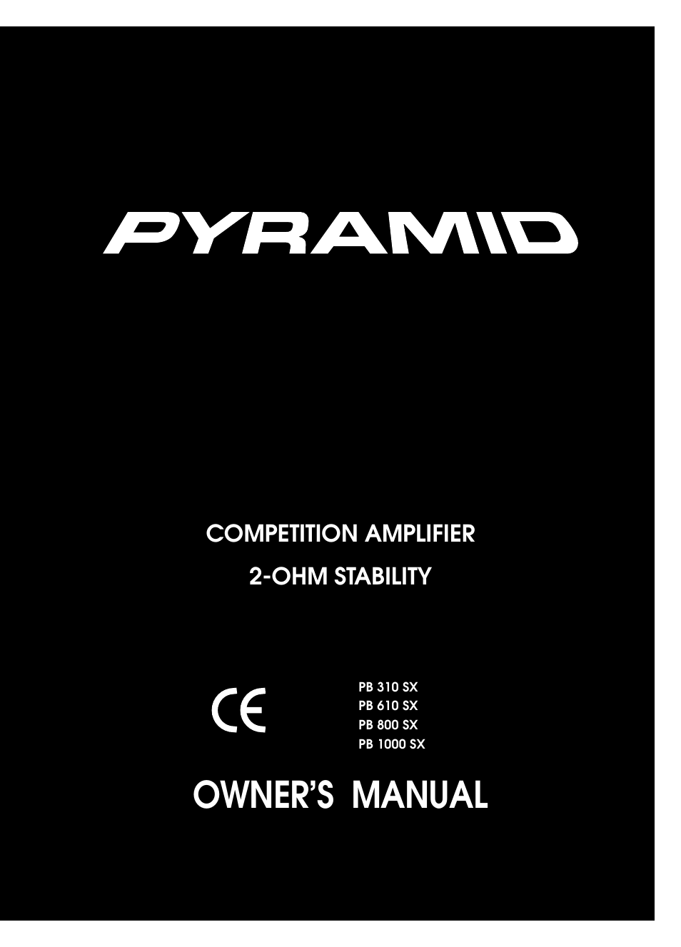 Pyramid Car Audio PB 610 SX User Manual | 17 pages