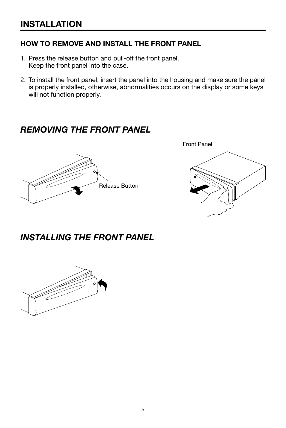 Installation | Pyramid Car Audio CDR40DX User Manual | Page 5 / 12