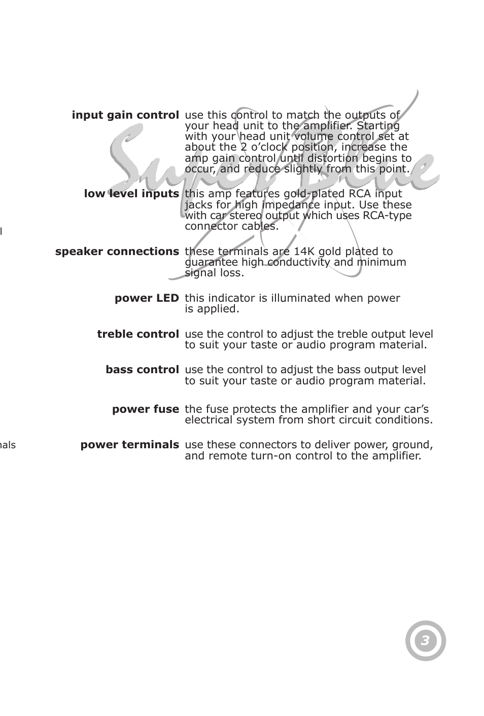 Features and controls | Pyramid Car Audio PB440X User Manual | Page 5 / 16