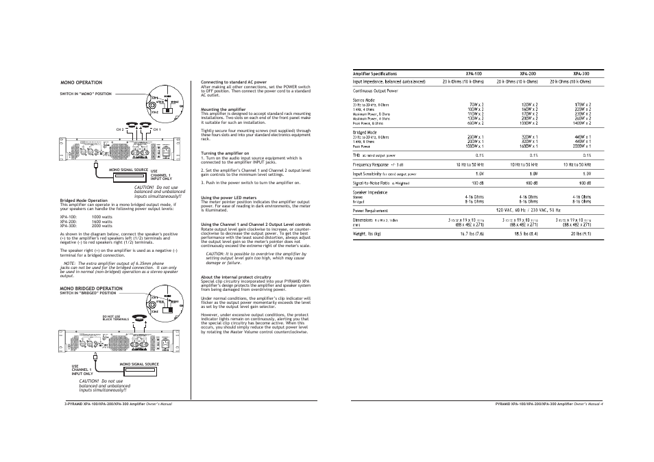 Pyramid Car Audio XPA-200 User Manual | Page 3 / 3