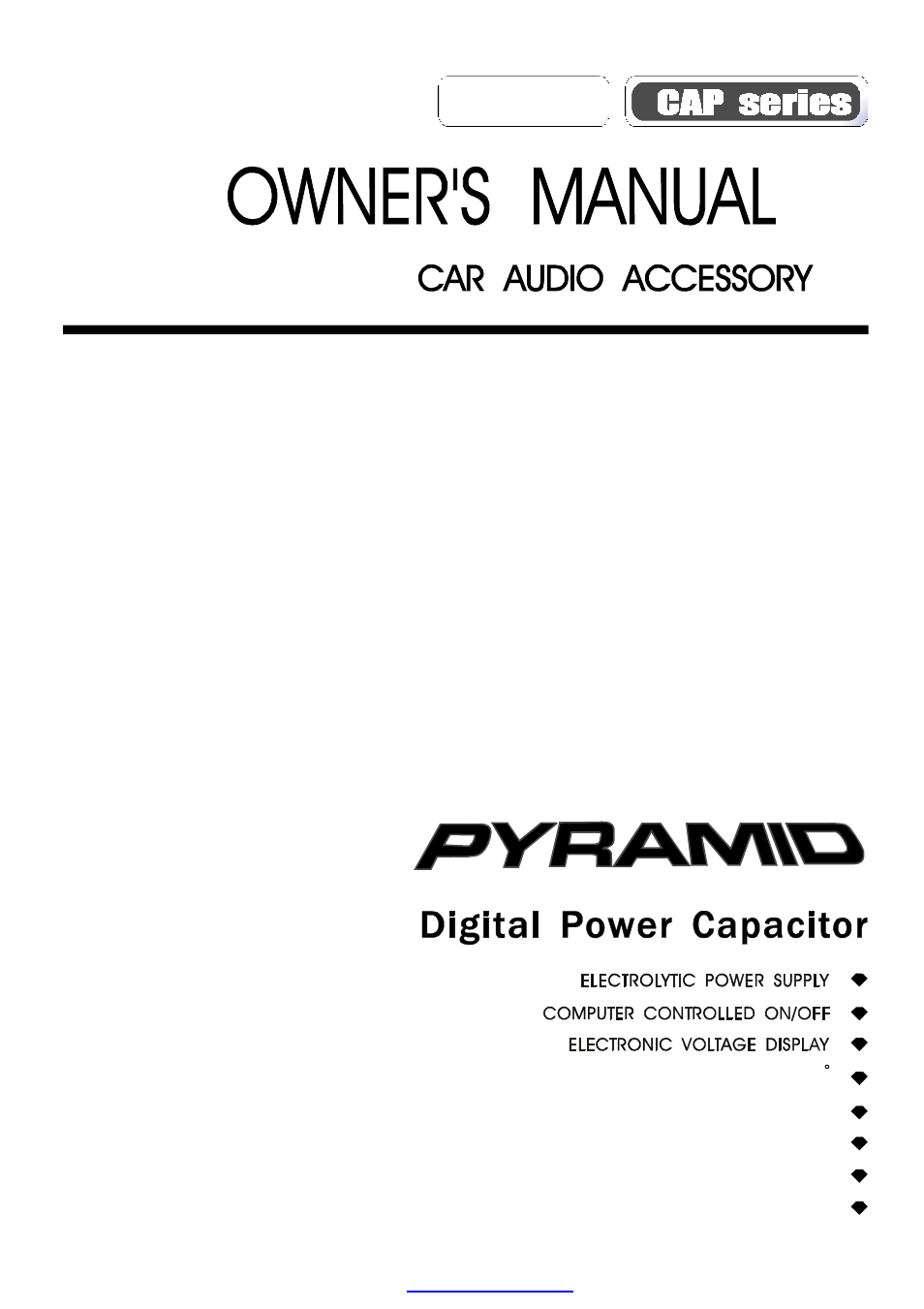 Pyramid Car Audio CAP SERIES RDCAP15 User Manual | 3 pages