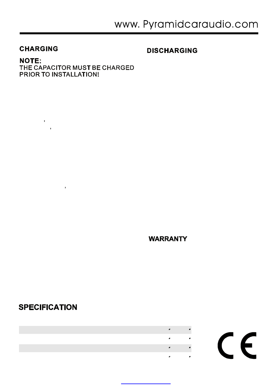 Pyramid Car Audio CAP SERIES RDCAP15 User Manual | Page 3 / 3
