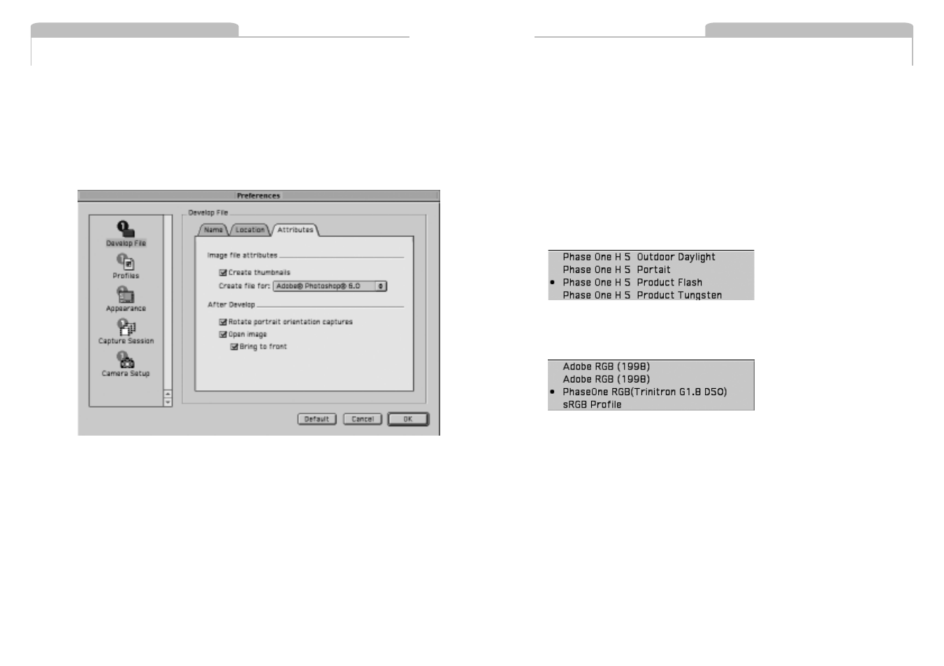 Phase One H 5 User Manual | Page 27 / 68