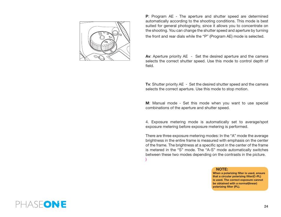 Phase One 645 AF User Manual | Page 24 / 106