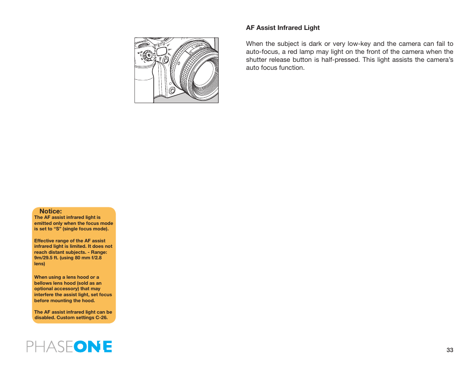 Phase One 645 AF User Manual | Page 33 / 106