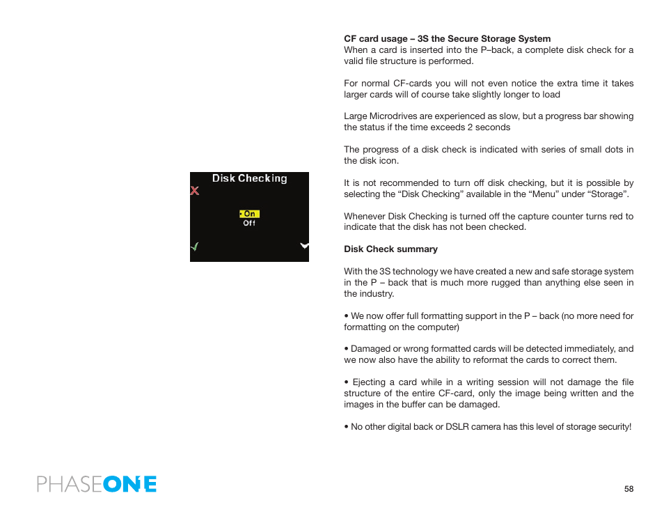 Phase One 645 AF User Manual | Page 58 / 106