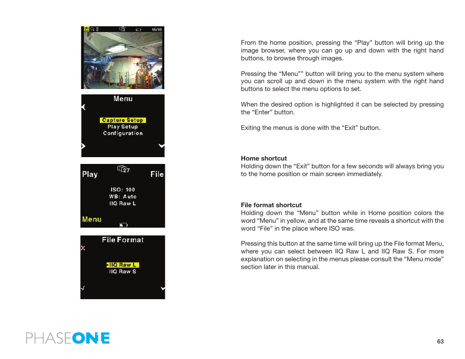 Phase One 645 AF User Manual | Page 63 / 106