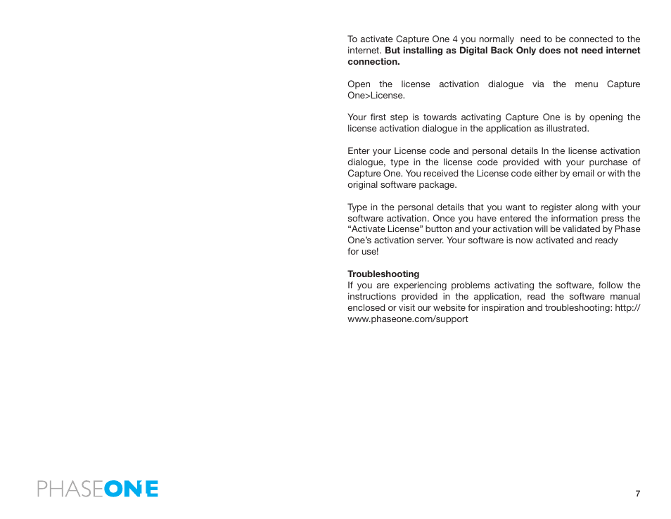 Phase One 645 AF User Manual | Page 7 / 106
