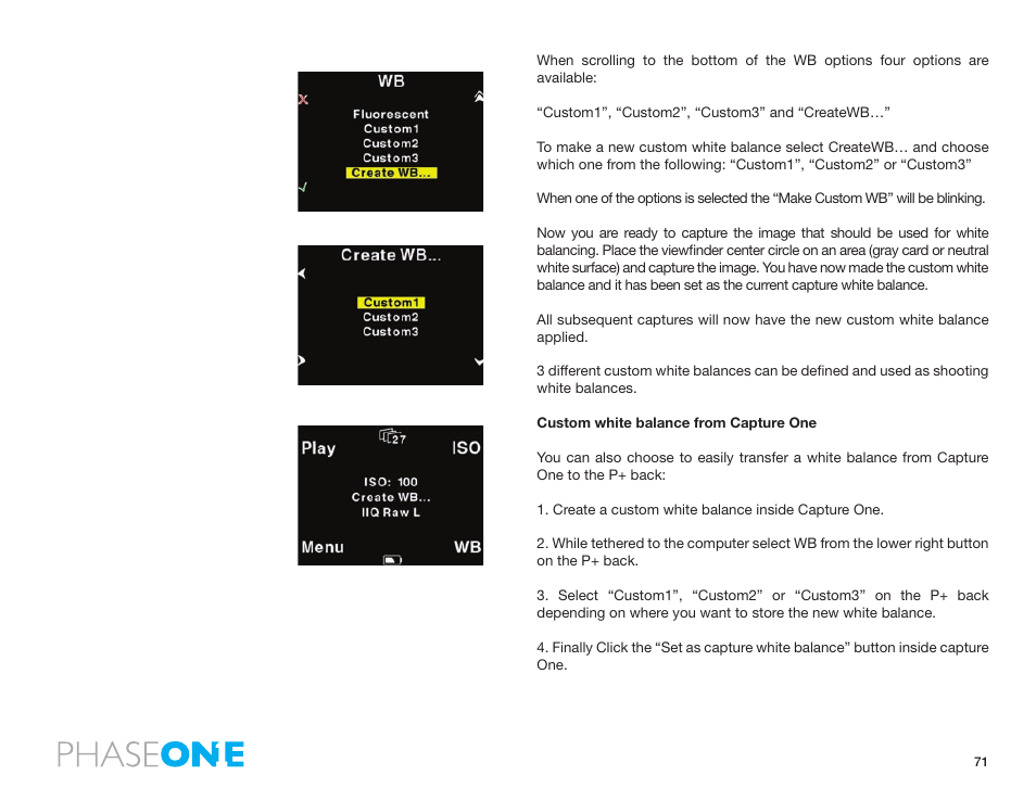 Phase One 645 AF User Manual | Page 71 / 106