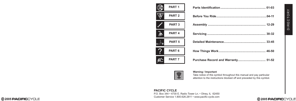 Pacific Cycle CUCINA HR7633 User Manual | Page 4 / 31