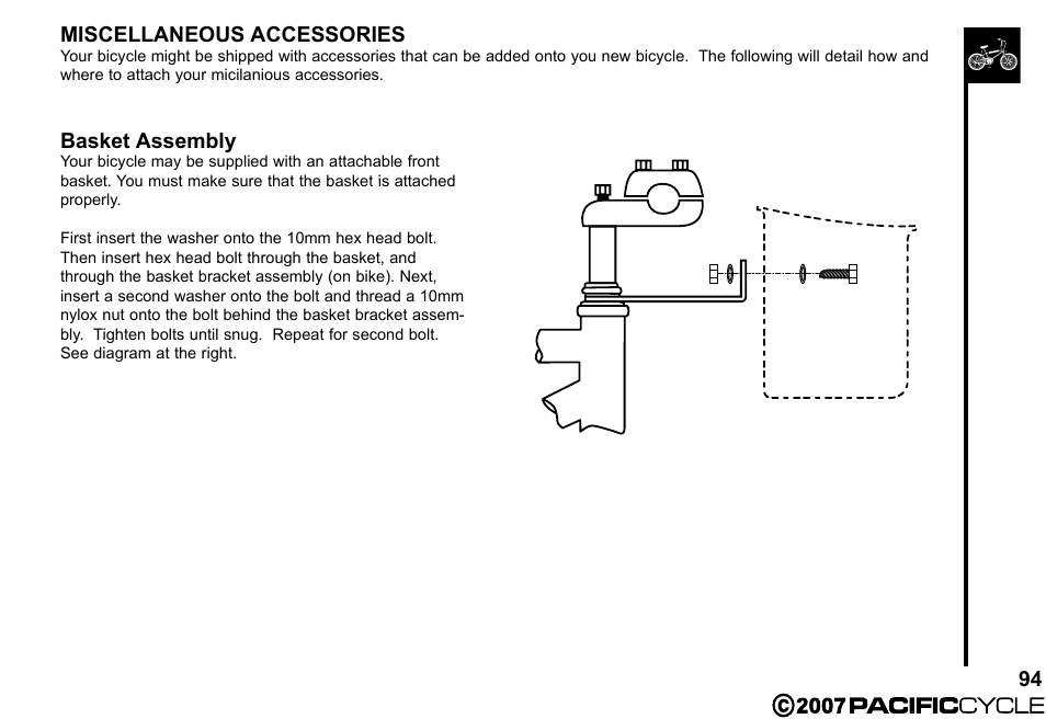 Pacific Cycle BRIGHT LIGHT ENERGY HF3305 User Manual | Page 101 / 119