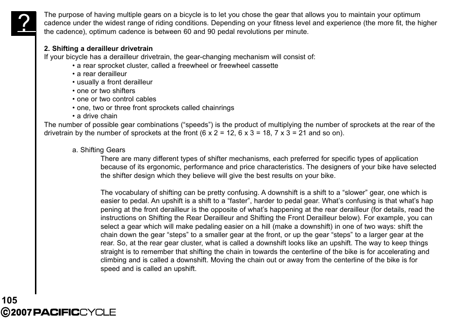 Pacific Cycle BRIGHT LIGHT ENERGY HF3305 User Manual | Page 112 / 119