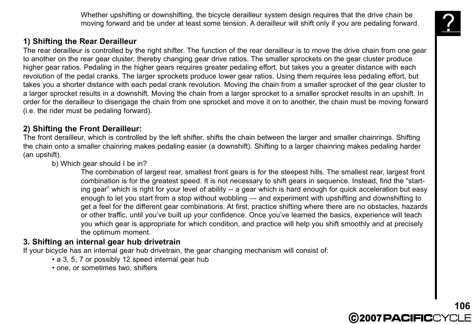 Pacific Cycle BRIGHT LIGHT ENERGY HF3305 User Manual | Page 113 / 119