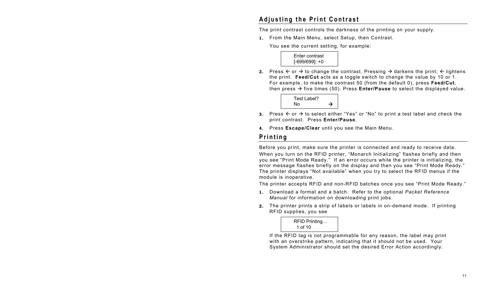 Paxar Monarch 9855 User Manual | Page 15 / 24