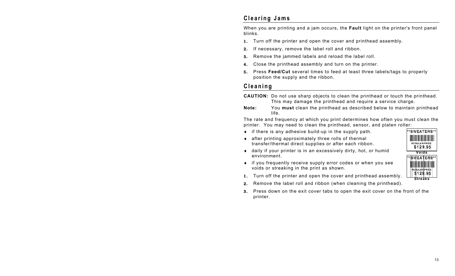 Paxar Monarch 9855 User Manual | Page 17 / 24