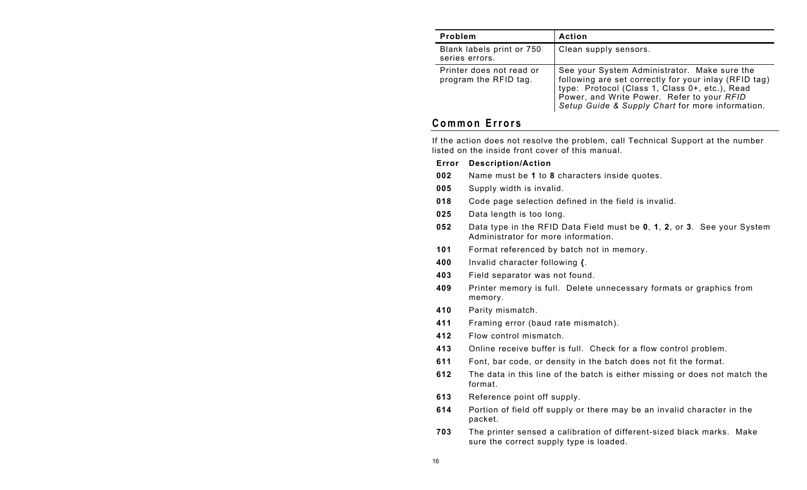 Paxar Monarch 9855 User Manual | Page 20 / 24