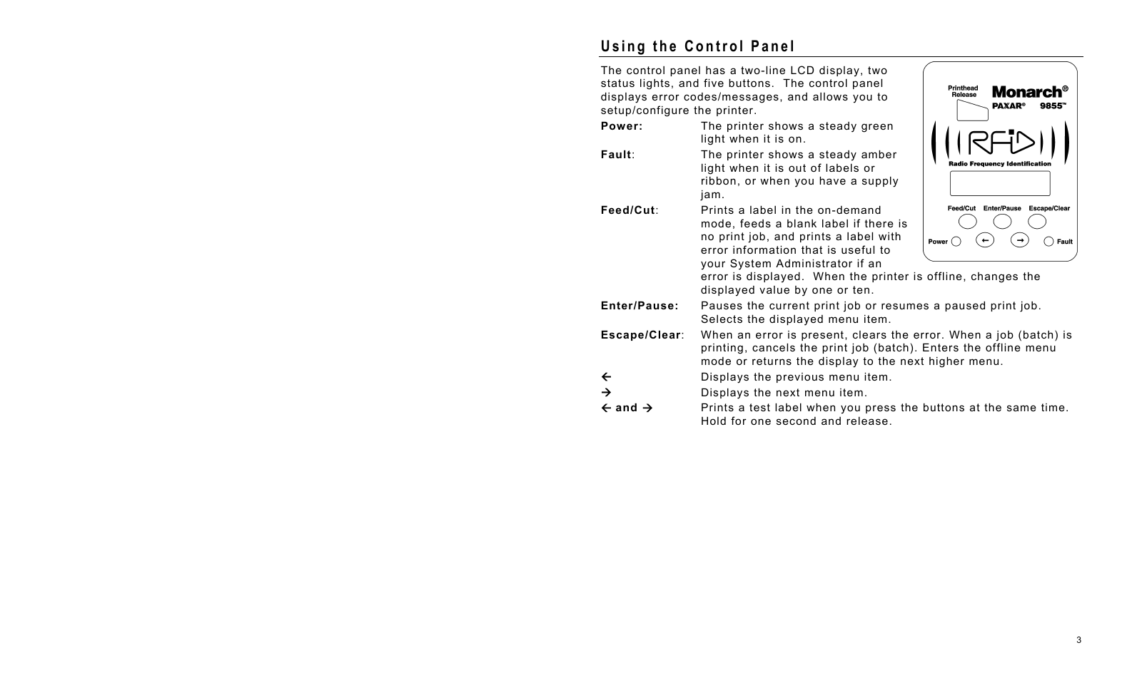 Paxar Monarch 9855 User Manual | Page 7 / 24