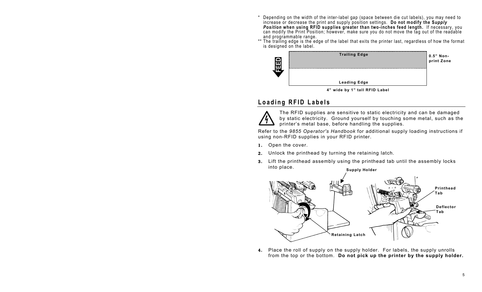 Paxar Monarch 9855 User Manual | Page 9 / 24