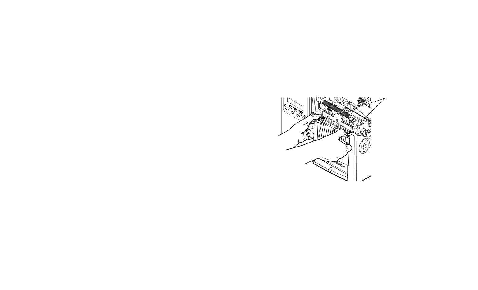 Loading labels for the optional peel mode | Paxar 9855 RFID User Manual | Page 9 / 24