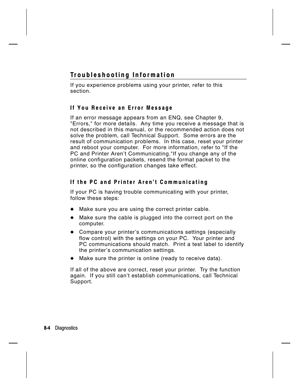 Paxar Monarch 9413 User Manual | Page 116 / 184