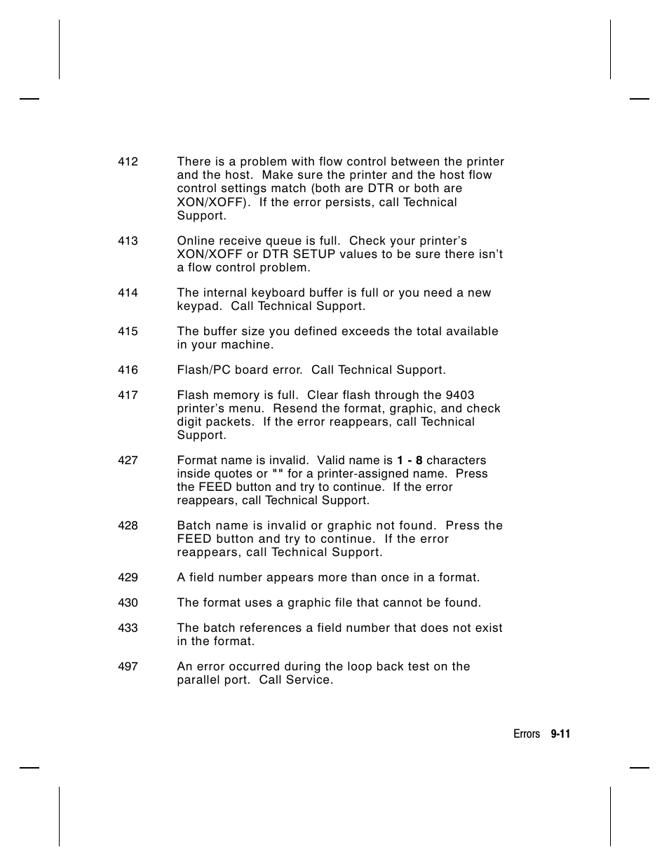 Paxar Monarch 9413 User Manual | Page 129 / 184