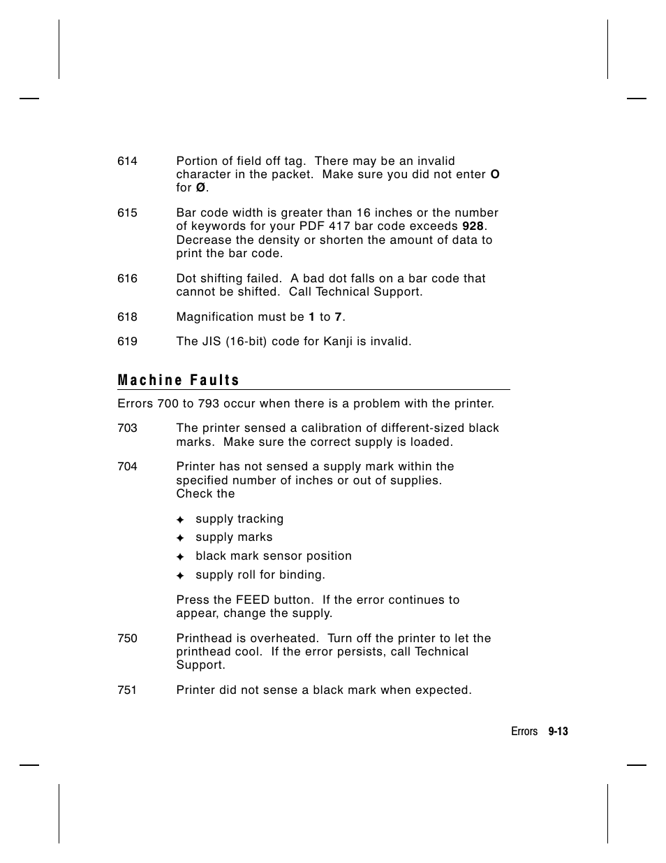 Paxar Monarch 9413 User Manual | Page 131 / 184