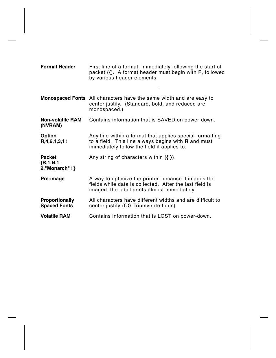 Paxar Monarch 9413 User Manual | Page 172 / 184