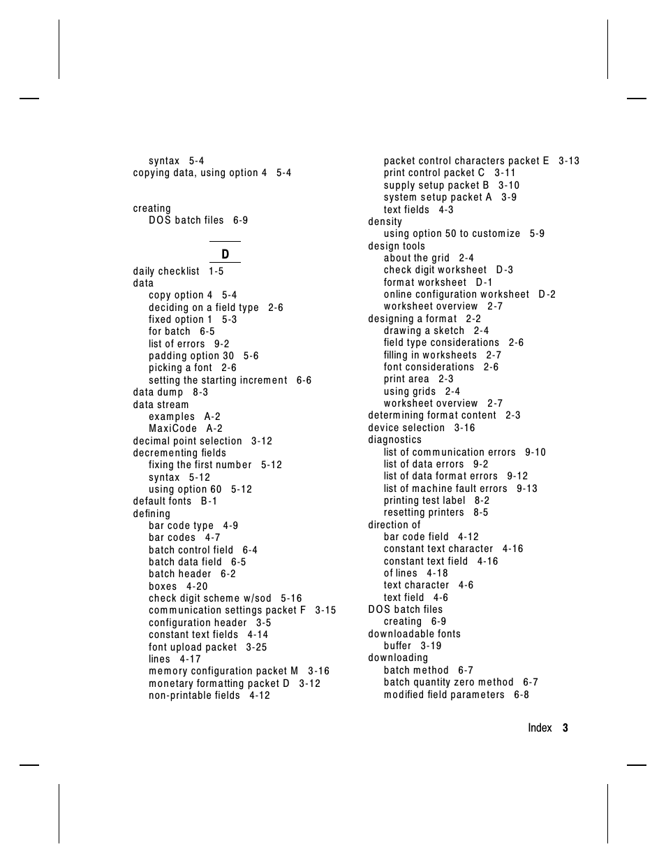 Paxar Monarch 9413 User Manual | Page 175 / 184