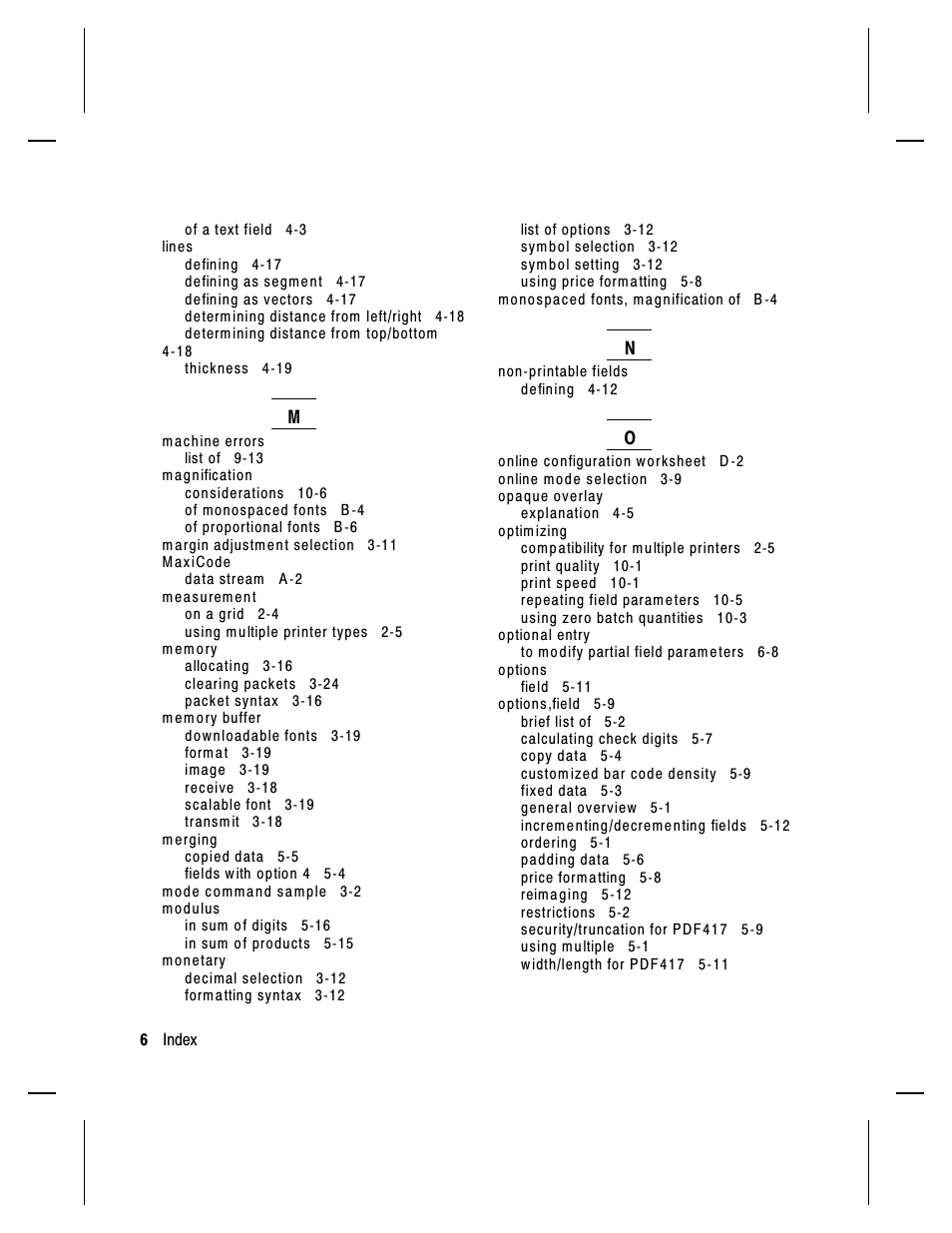 Paxar Monarch 9413 User Manual | Page 178 / 184